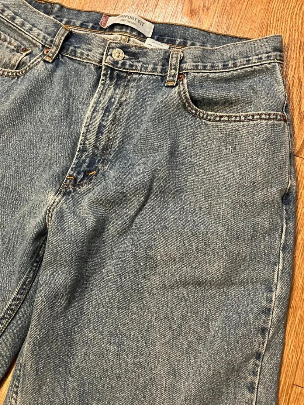 Vtg 2003 Levis 560 Comfort Fit Baggy Tapered Skate Jeans Mens 36x32 (35.5x31)